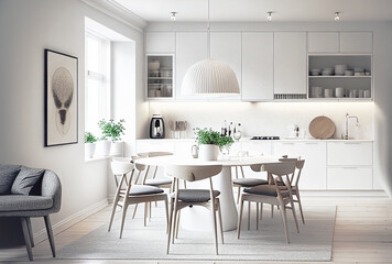 modern kitchen interior