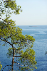 The panorama from the Lycian Way, Turkey	