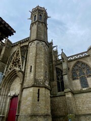 Fototapeta na wymiar Church of Saints Nazaire and Celse in carcasssonne