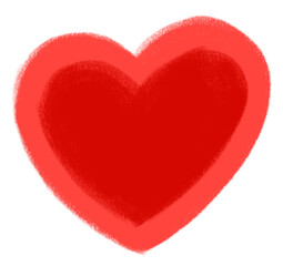 Valentine heart love shape deocration hand drawing illustration element