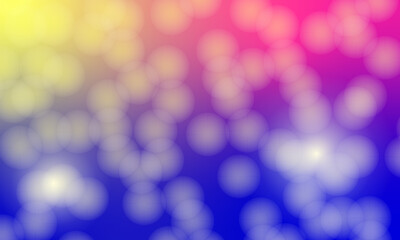 Abstract bokeh background for celebration design. Shiny party background. Blurred background. Christmas light effect. Holiday magic. Festive bright design.