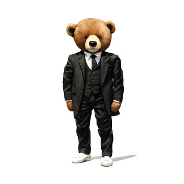 Teddy bear in a suit new arrivals
