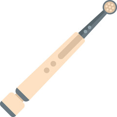 Electric toothbrush healthcare icon. Flat illustration of Electric toothbrush healthcare vector icon for web design isolated