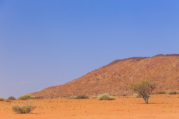 Namibian landscape Damaraland, homelands in South West Africa, Namibia.