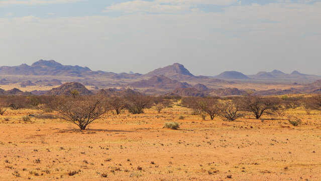 Namibian landscape Damaraland, homelands in South West Africa, Namibia.