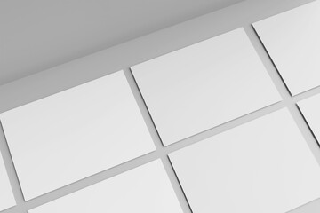 Obraz premium Brochure Flyer Mockup 3D Rendering