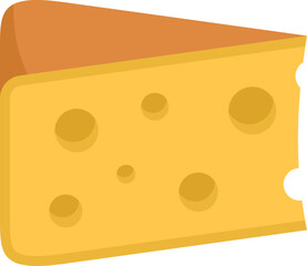 Cheese kind icon. Flat illustration of Cheese kind vector icon for web design isolated