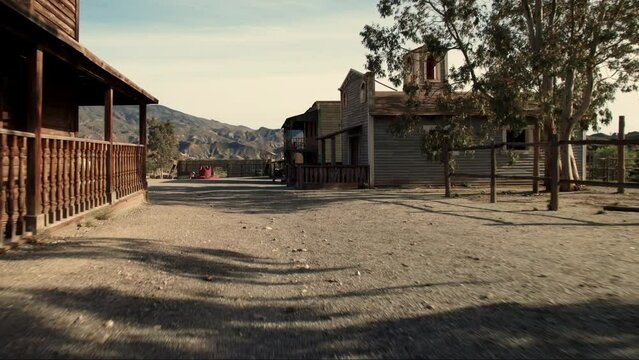 Western Style Drone shot in Western Leone, Spain 13