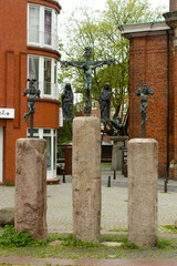 Monument to Jesus. Hamburg, Germany