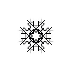 Snow icon. Simple style Christmas holiday poster background symbol. Snow brand logo design element. T-shirt printing. Vector for sticker.