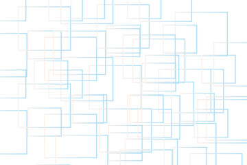 Abstract technology modern blue geometric square pattern background. Minimal geometric square background. Vector illustration