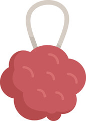 Washcloth icon flat vector. Hand cloth. Fabric washcloth isolated