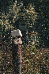 Hunter's pulpit with bait