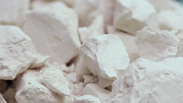 Clay white cosmetic and medical kaolin
