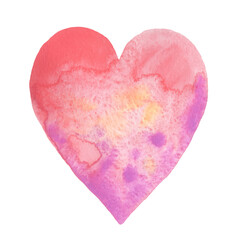 delicate coral pink heart