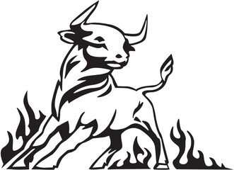 illustration of a goat