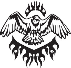 coat of arms with wings