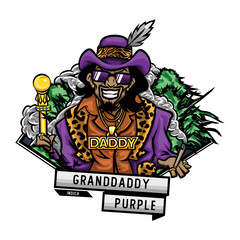 Granddaddy Purple Cannabis Strain Logo