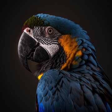 Macaw Blue and Gold Parott
