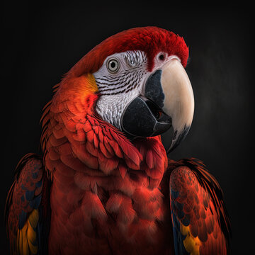 Macaw Red Parott
