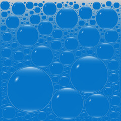 soap transparent bubbles in water vector