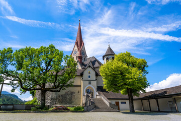 Fototapeta na wymiar Basilica of Rankweil, Vorarlberg, Austria