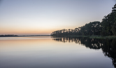 Lake Dias a dusk