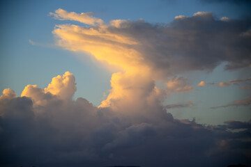 Cloud formation at sundet