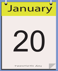  new calendar with simple design for general use