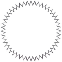 Silver Metal Decorative Star Shape