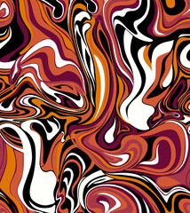 Seamless watercolor floral pattern - pink blush flowers elements, green leaves branches on dark black background; for wrappers, wallpapers, postcards, greeting cards, wedding invites, romantic events.