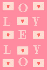 illustration vector graphic of valentine perfect for posters, pamphlets, wall hangings, decorations, designs, wallpapers, backgrounds, and cards