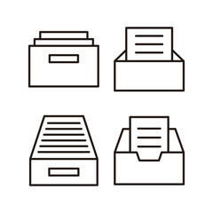 Archive folders icon vector for web and mobile app. Document vector icon. Archive storage icon.