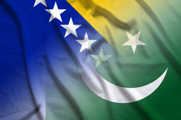 Bosnia and Herzegovina and Pakistan state flag international contract PAK BIH