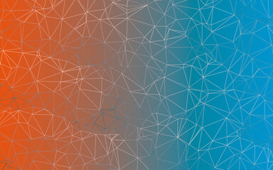 Background triangular. Multicolored design hexagon. Color Blue teal background abstract. Cool business illustration. Backdrop hexagon style. 2d image.