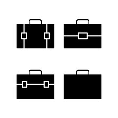 Briefcase icon vector for web and mobile app. suitcase sign and symbol. luggage symbol.