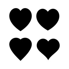 Love icon vector for web and mobile app. Heart sign and symbol. Like icon vector.