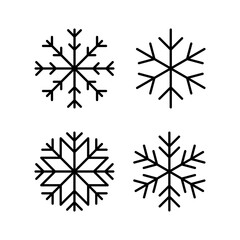 Snow icon vector for web and mobile app. snowflake sign and symbol