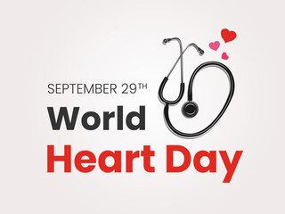 World Heart Day logo. World Hearth Day is observed and celebrated annually on September 29