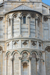 Fototapeta na wymiar Back view of the Pisa Cathedral, Tuscany, Italy