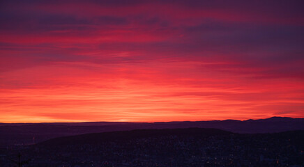 Red morning