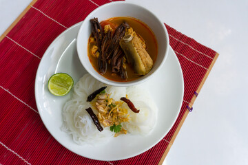 Nam ngiao | Noodle soup or curry of  Northern Thai cuisine