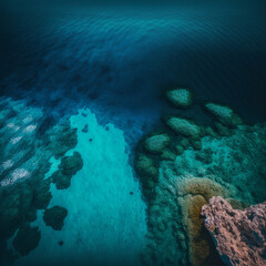 Fototapeta na wymiar Coral reef background in the sea.