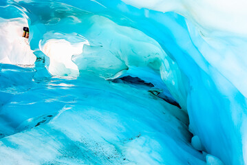 Fototapeta premium Franz Josef Glacier in Southern Alps, New Zealand South Island