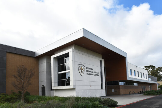 HUNTINGTON BEACH, CALIFORNIA - 01 JAN 2023: The Regional Criminal Justice Training Center on the campus of Golden West College.