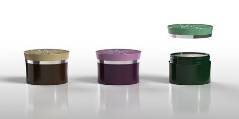 化粧品容器　ジャー