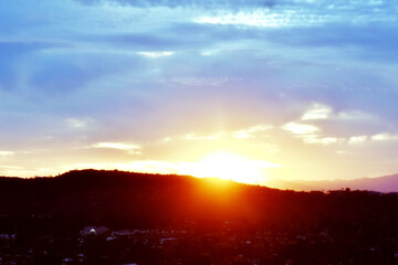 Obraz premium Sunset in Arizona 