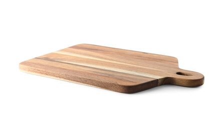 Wooden board isolated on white background