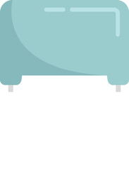 Current capacitor icon flat vector. Circuit resistor. Electronic chip isolated