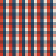 Vintage red and blue flannel fabric pattern design
